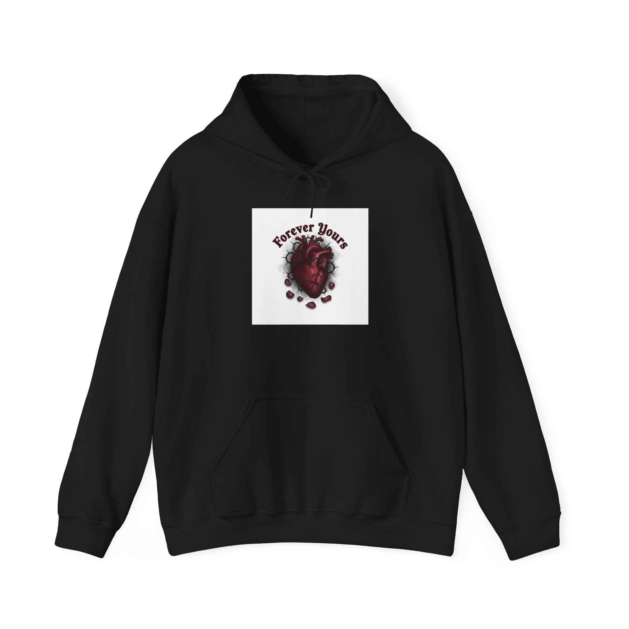 Forever Yours Heart Hoodie | goth valentine, dark romance