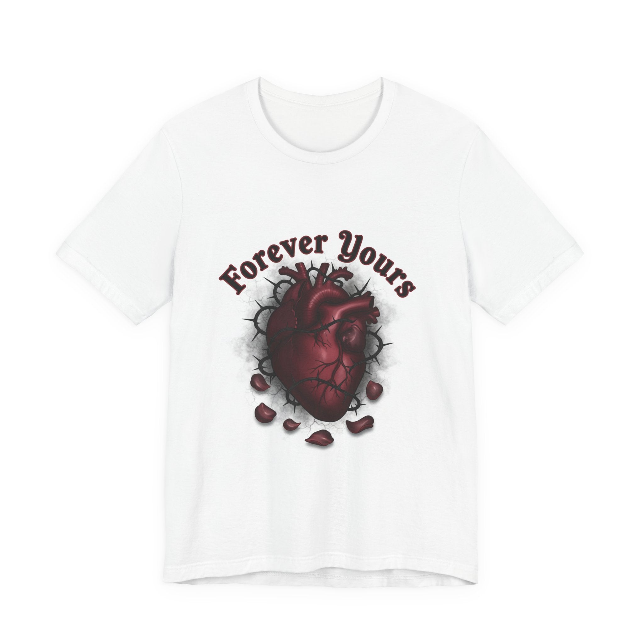 Forever Yours Heart Tee | goth valentine, dark romance shirt