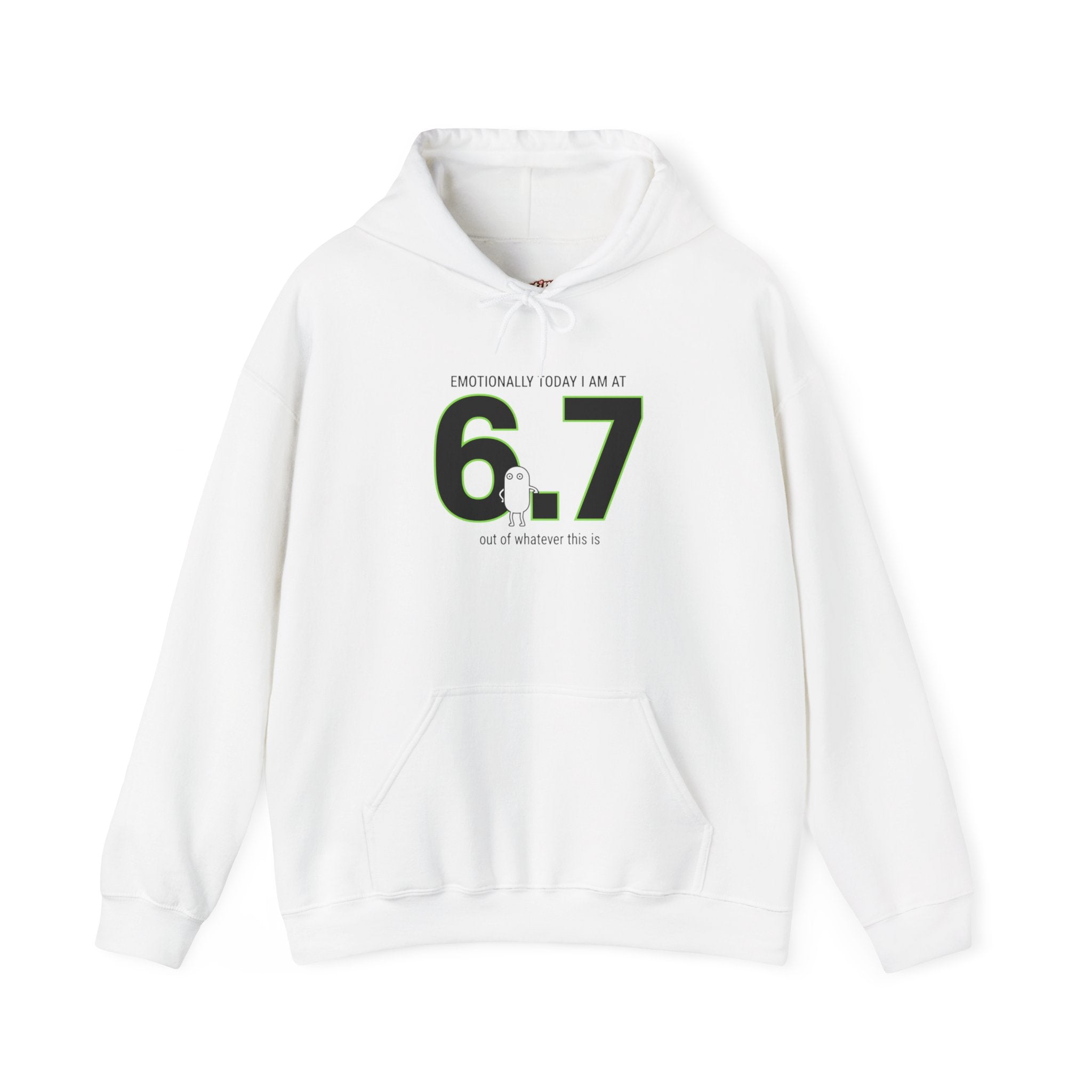 6.7 Minimal Number Hoodie | 67 shirt, absurdist humor