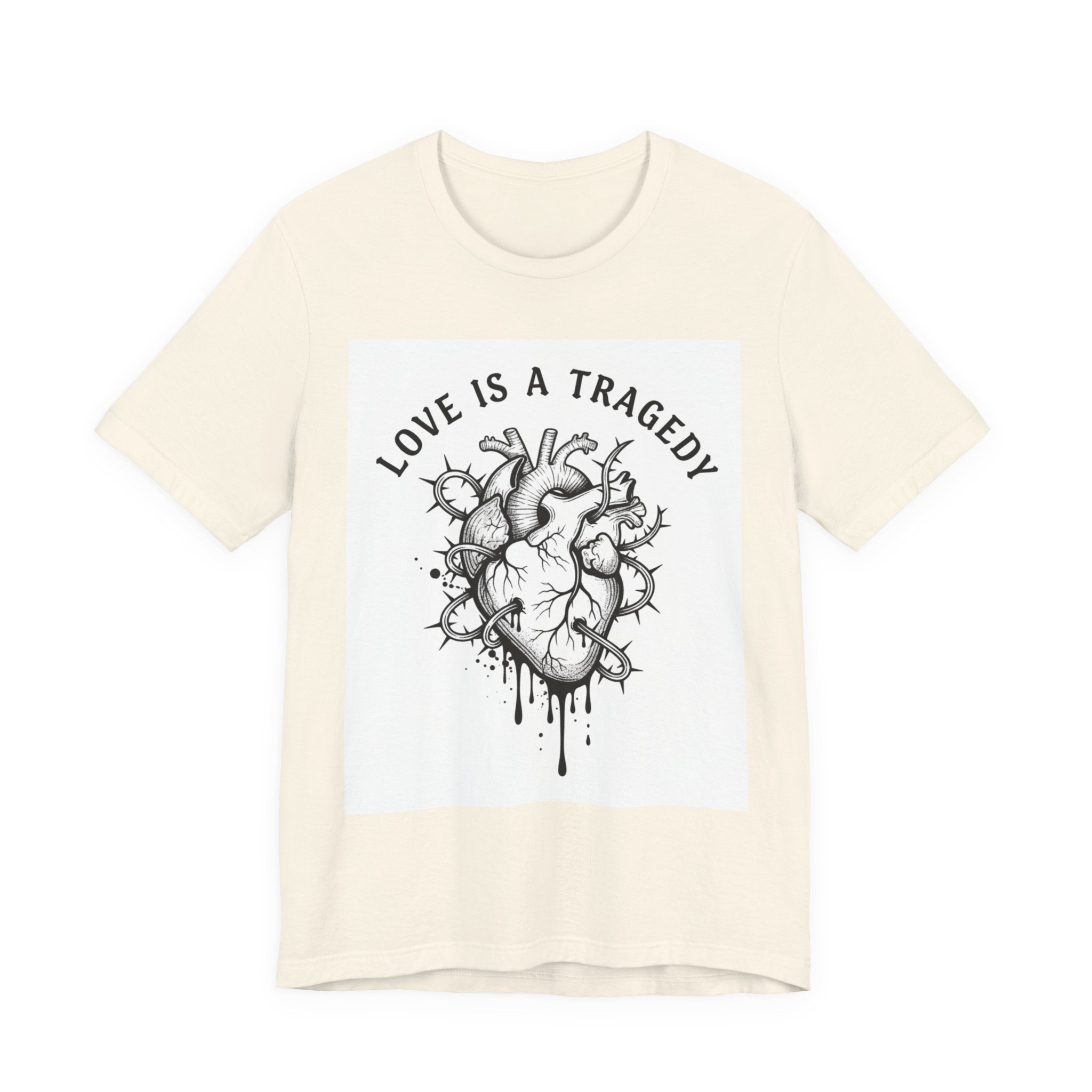Love Is a Tragedy Heart Tee | goth valentine, emo love shirt