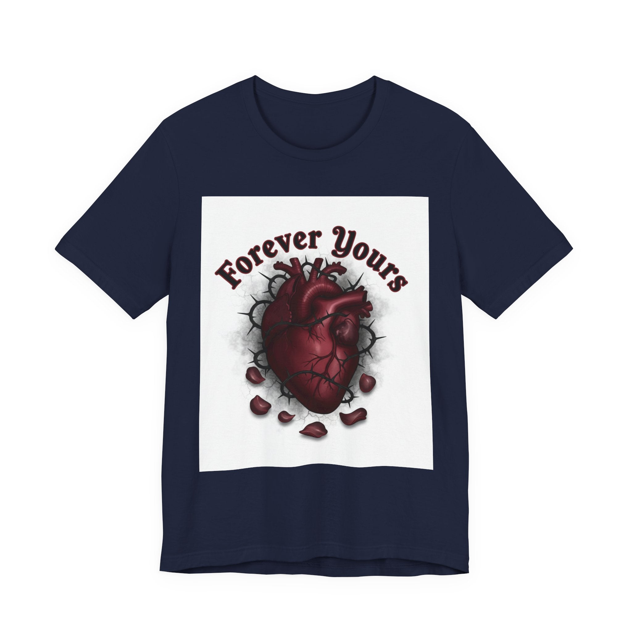 Forever Yours Heart Tee | goth valentine, dark romance shirt