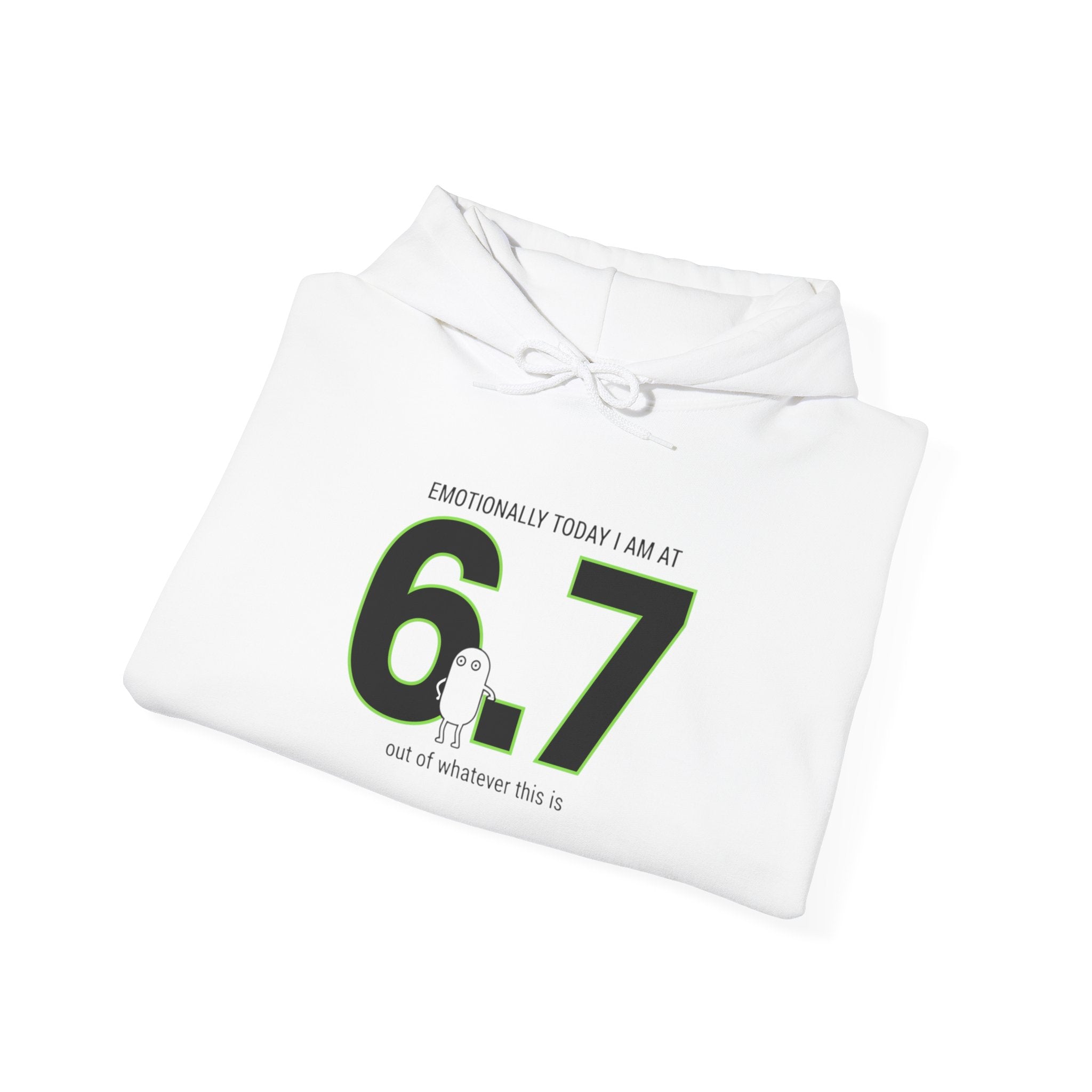 6.7 Minimal Number Hoodie | 67 shirt, absurdist humor