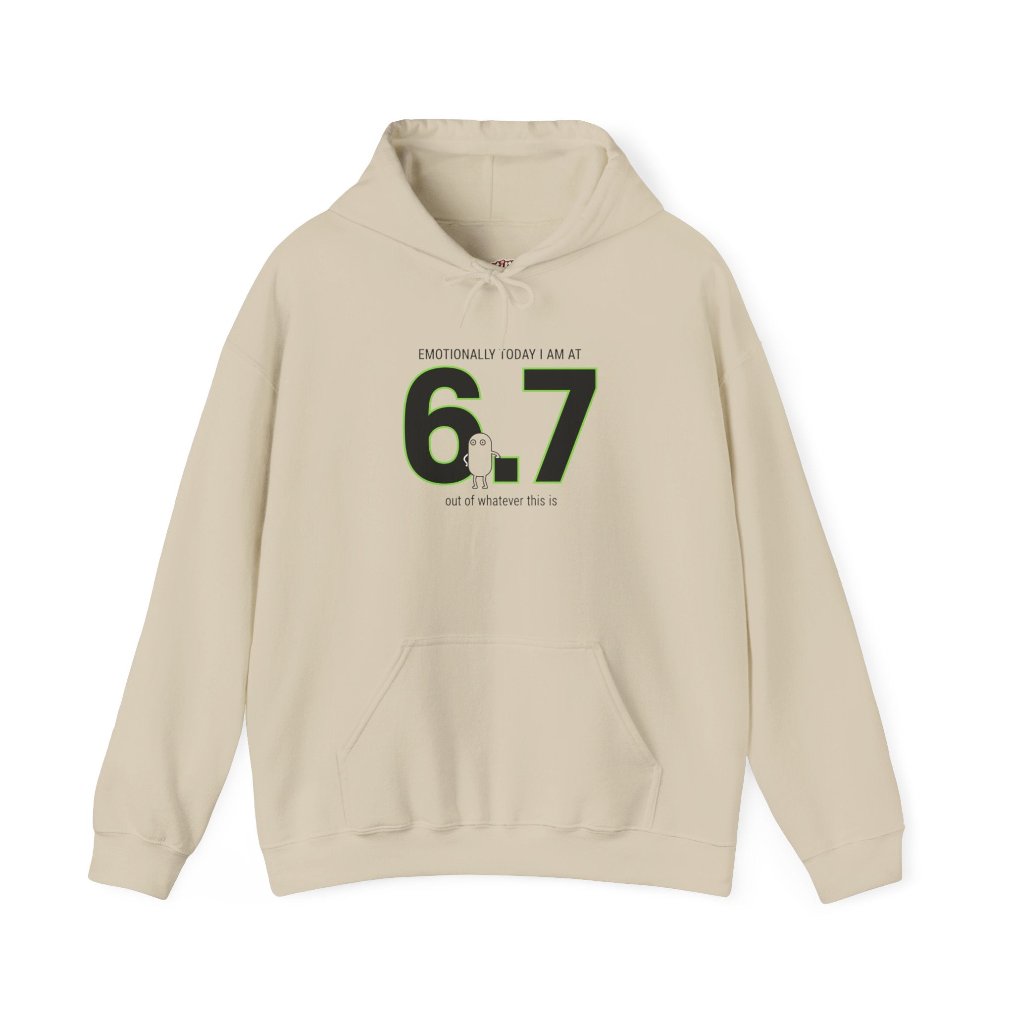 6.7 Minimal Number Hoodie | 67 shirt, absurdist humor