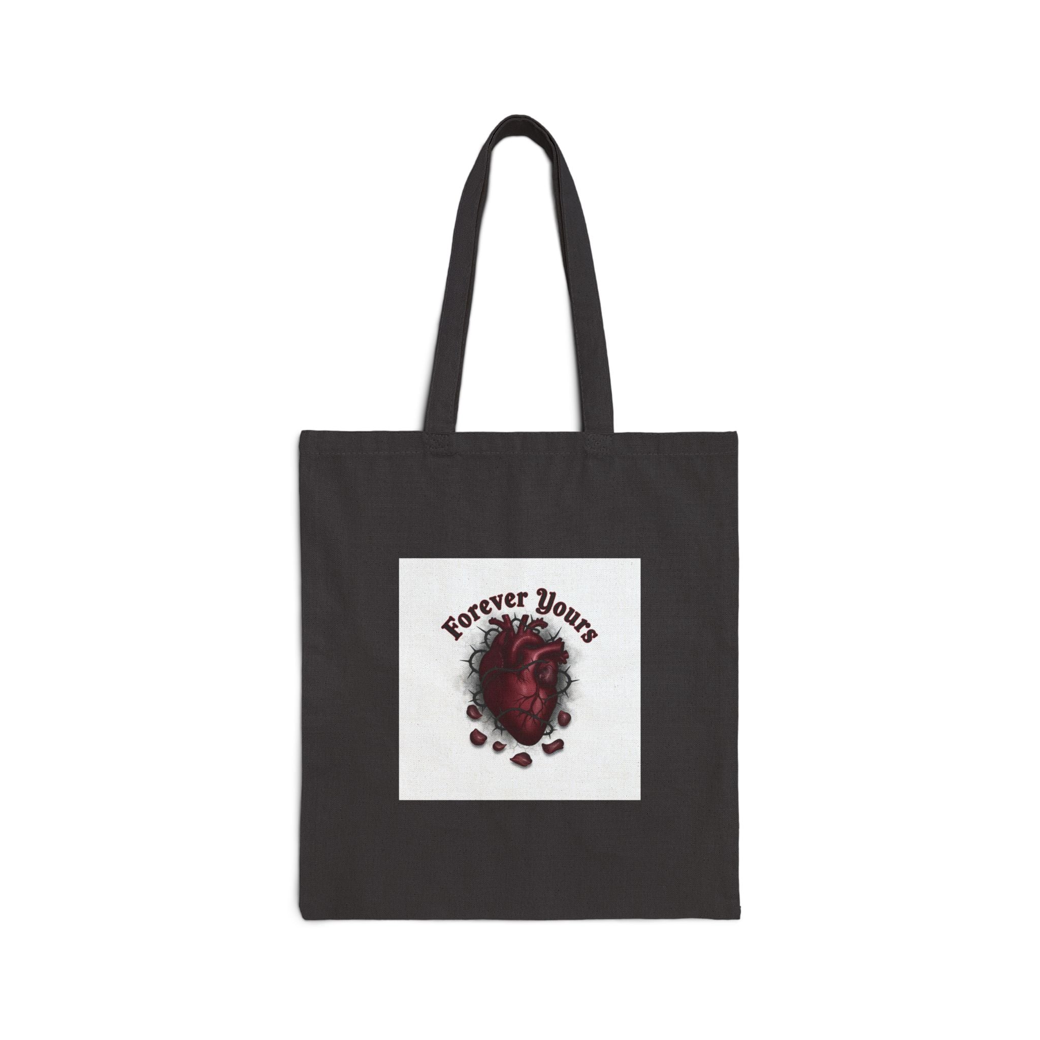 Forever Yours heart illustration Tote | goth valentine, dark romance